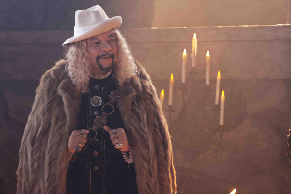 Ice-T during the “House of the Dragon” sketch on Saturday, November 12, 2022. (Rosalind O’Connor / NBC)