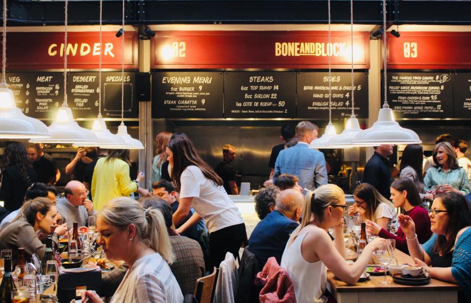 Duke Street Market has a buzzy atmosphere and great food. [Photo: Duke Street Market]