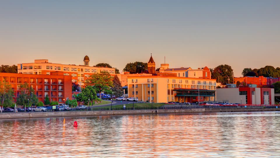 Oswego, New York, located on Lake Ontario, would be a relatively short drive from New Jersey. Oswego will be in the zone of totality. - DenisTangneyJr/iStockphoto/Getty Images