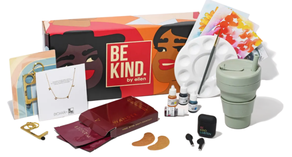 Ellen DeGeneres' Be Kind subscription box - a look inside