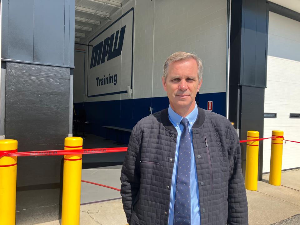 Matt Dawson, a military veteran, returned home in 2016 and found a job at MPW Industrial Services, where he remains today as director of safety and training.