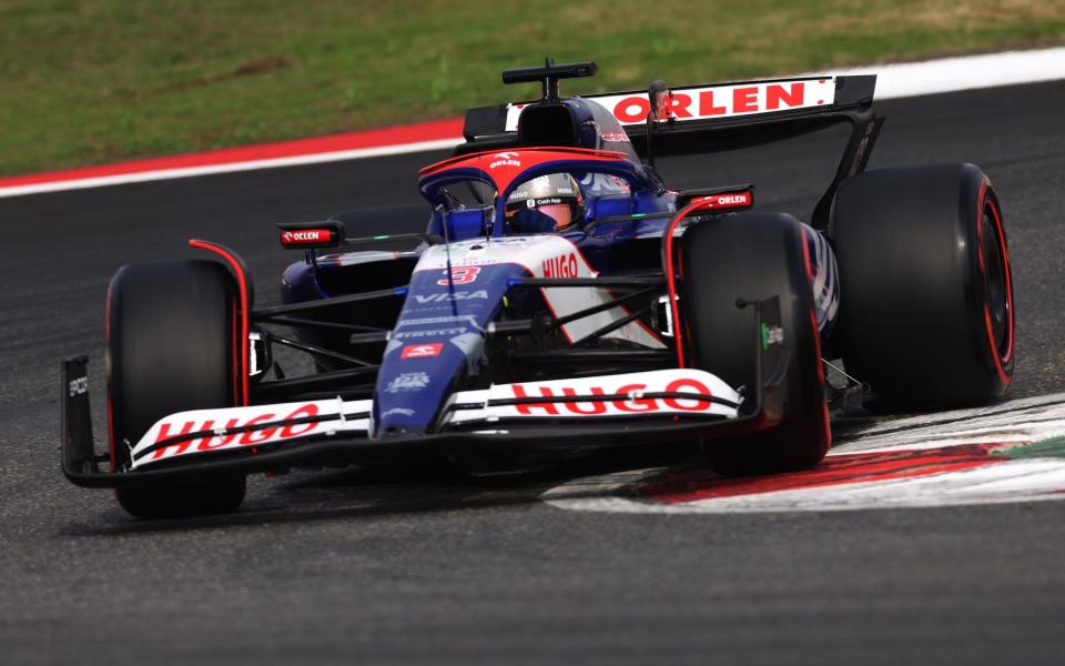 Daniel Ricciardo of Australia driving the (3) Visa Cash App RB VCARB 01 on track during qualifying ahead of the F1 Grand Prix of China at Shanghai International Circuit on April 20, 2024 in Shanghai, China.