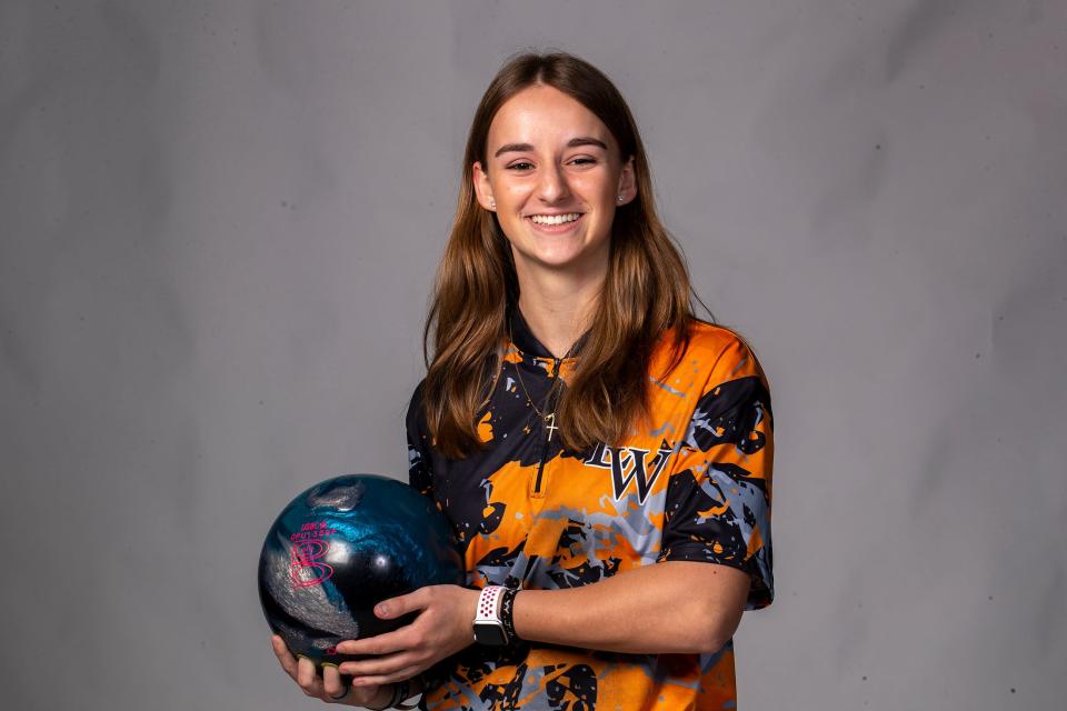 All County Bowler - Lake Wales High School - Olivia Fesenmeyer in Lakeland Fl.. Monday December 11,2023.
Ernst Peters/The Ledger