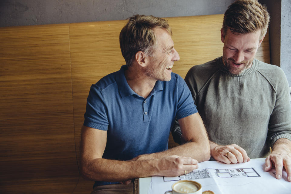 Gay couple. (Getty Images)