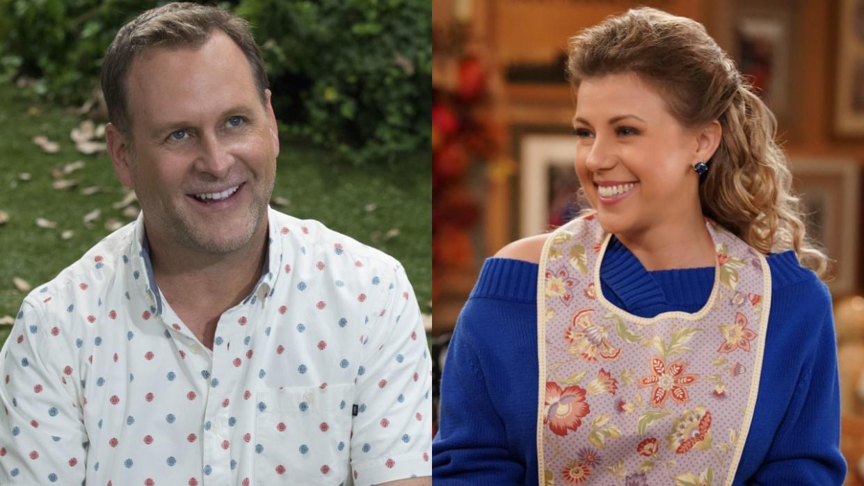  Dave Coulier and Jodie Sweetin on Fuller House. 