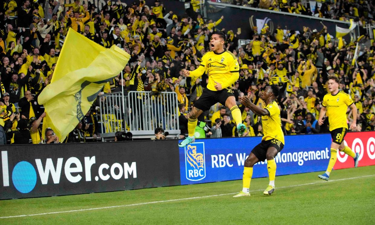 <span>Tight salary controls in MLS have led to parity: Columbus Crew are one of five teams to have won the title in six years. </span><span>Photograph: Adam Cairns/USA Today Sports</span>