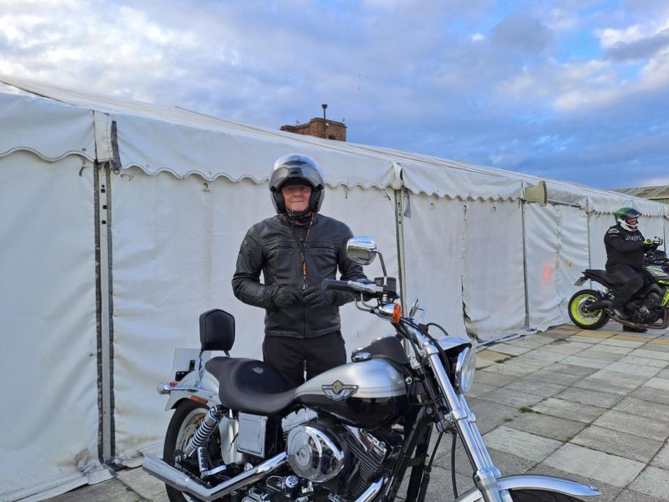 Salisbury Journal: Alan Mercer, 72, attended the bike night for the first time on April 29.