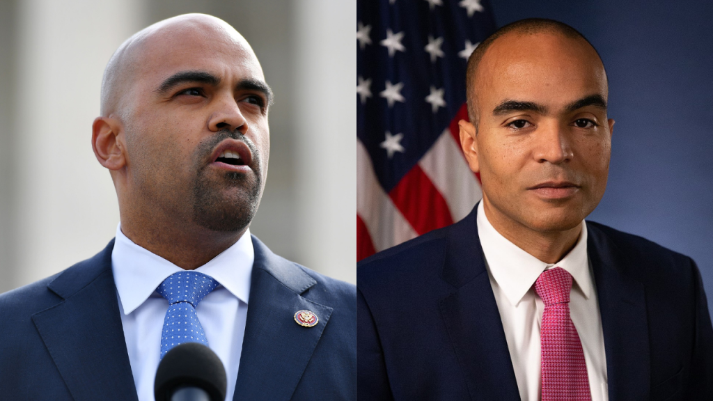 Left to right: Texas U.S. Senate candidate Colin Allred and Washington Attorney General candidate Nick Brown. (Photo: Getty Images/U.S. Government)