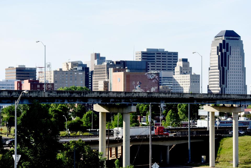 Downtown Shreveport on May 5, 2023. 

