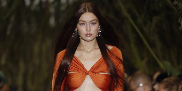 Gigi Hadid Walks First Fashion Show Since Welcoming Daughter Khai