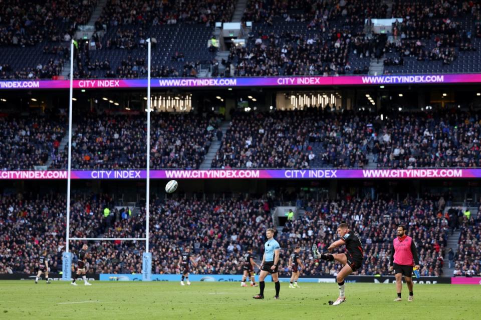 Saracens hosted Harlequins at the Tottenham Hotspur Stadium  (Getty Images)