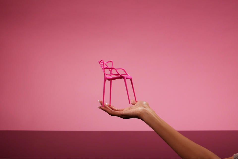What is this, a chair for ants? (Kartell/Mattel Creations)