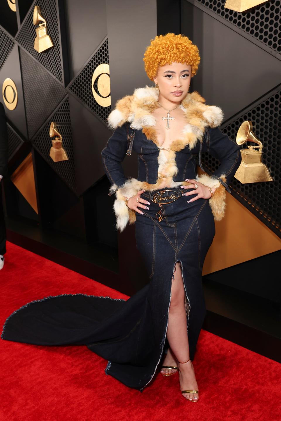 Ice Spice attends the 2024 Grammys.