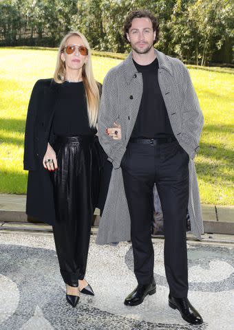 <p>Jacopo Raule/Getty</p> Aaron Taylor-Johnson with his wife Sam Taylor-Johnson