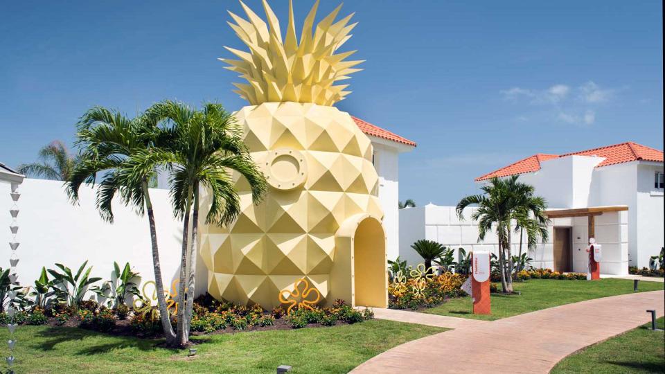 Pineapple suite at the Nickelodeon Resort in Punta Cana