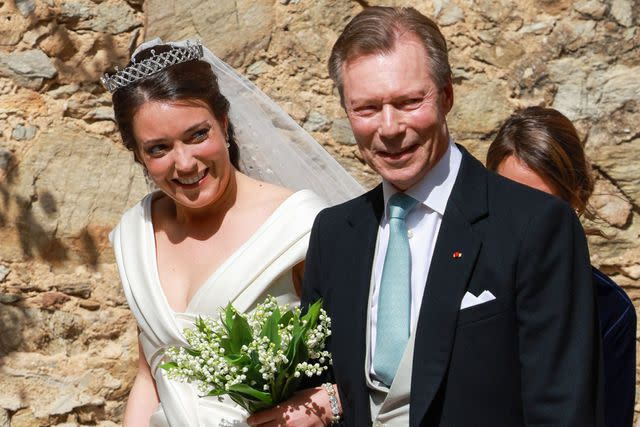 Arnold Jerocki/WireImage Princess Alexandra and Grand Duke Henri of Luxembourg at her wedding on on April 29, 2023