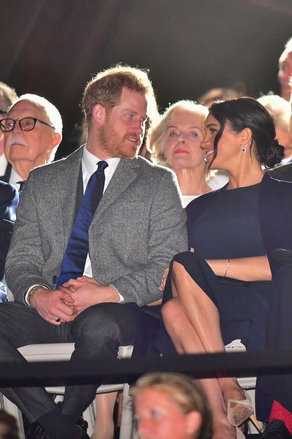 <p>Harry and Meghan gaze at one another, and I'm melting.</p>