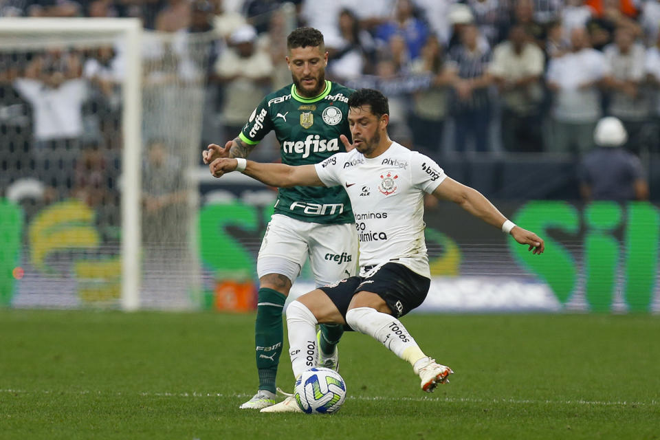 Corinthians y Palmeiras tienen una fuerte rivalidad y sus aficionados son reflejo de ello. (Foto: Ricardo Moreira/Getty Images)