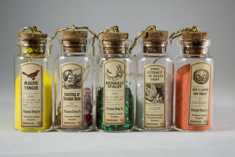 Mini Potion Bottle Ornaments