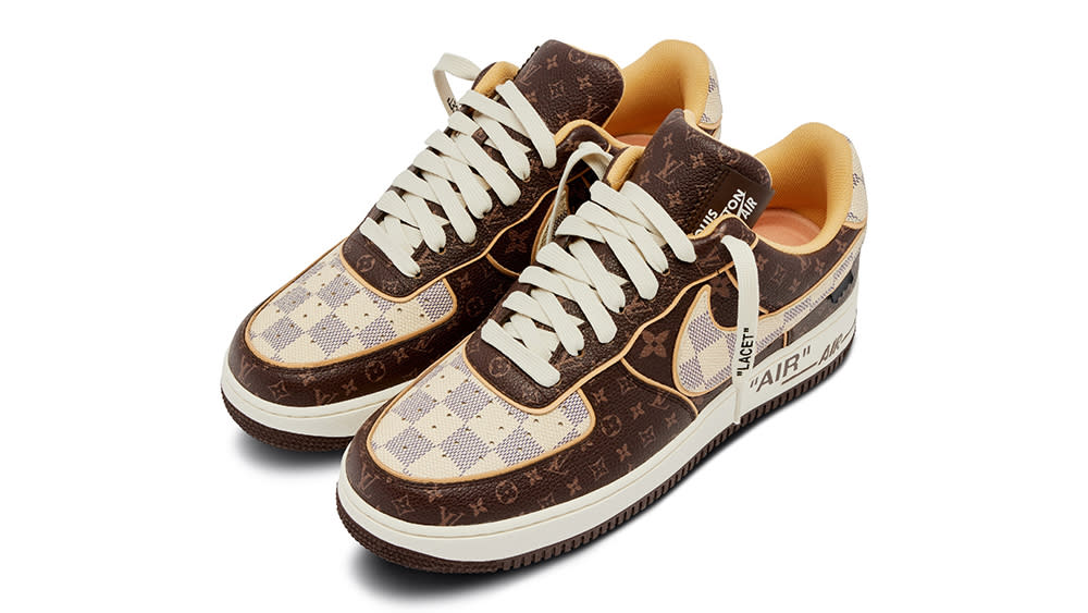 Louis Vuitton x Nike Air Force 1s Sell for a Total of $25.3