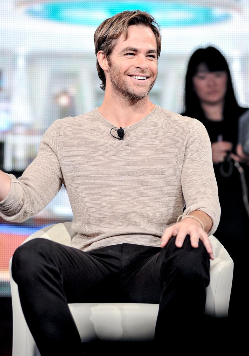 Chris Pine attends the "Star Trek: Into Darkness" Live Streaming in Tokyo at the Nicofarre on August 13, 2013 in Tokyo, Japan