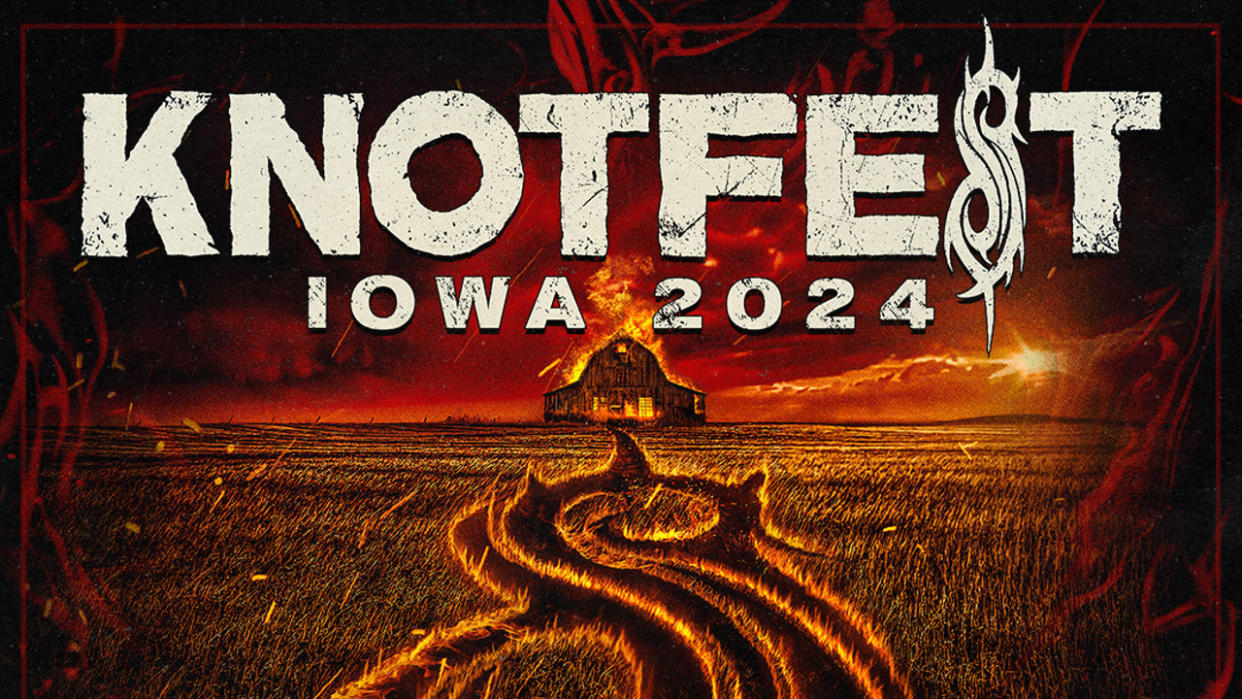  Cropped 2024 Knotfest Iowa poster. 