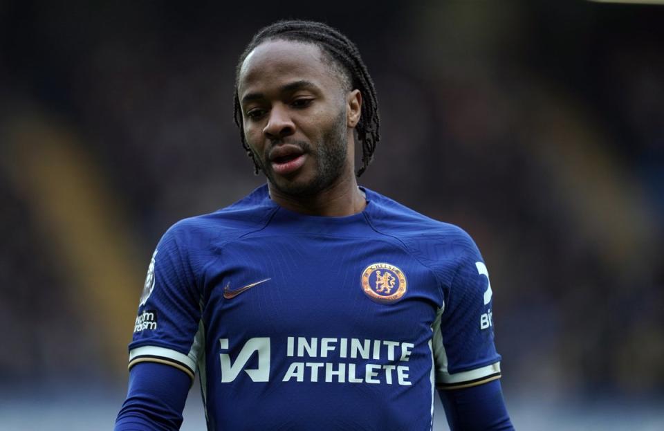 Raheem Sterling’s Chelsea future is in doubt after being left out of their opening league game against Manchester City (Adam Davy/PA) (PA Wire)