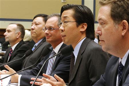 Obama Administration technology officials testify before the House Oversight and Government Reform Committee hearing on "ObamaCare" implementation on Capitol Hill in Washington, November 13, 2013. REUTERS/Larry Downing