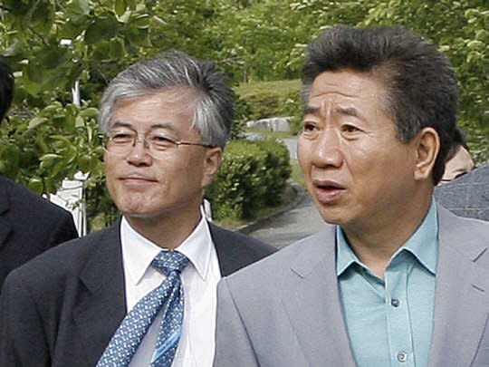 文在寅在盧武鉉執政時期是他最信任的二把手。