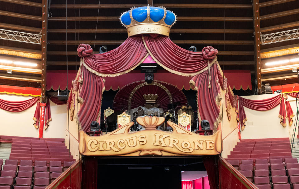 29 March 2019, Bavaria, München: The ring in the Kronebau. The Kronebau is the headquarters of Circus Krone in winter and a venue for various productions in summer. Photo: Sven Hoppe/dpa (Photo by Sven Hoppe/picture alliance via Getty Images)