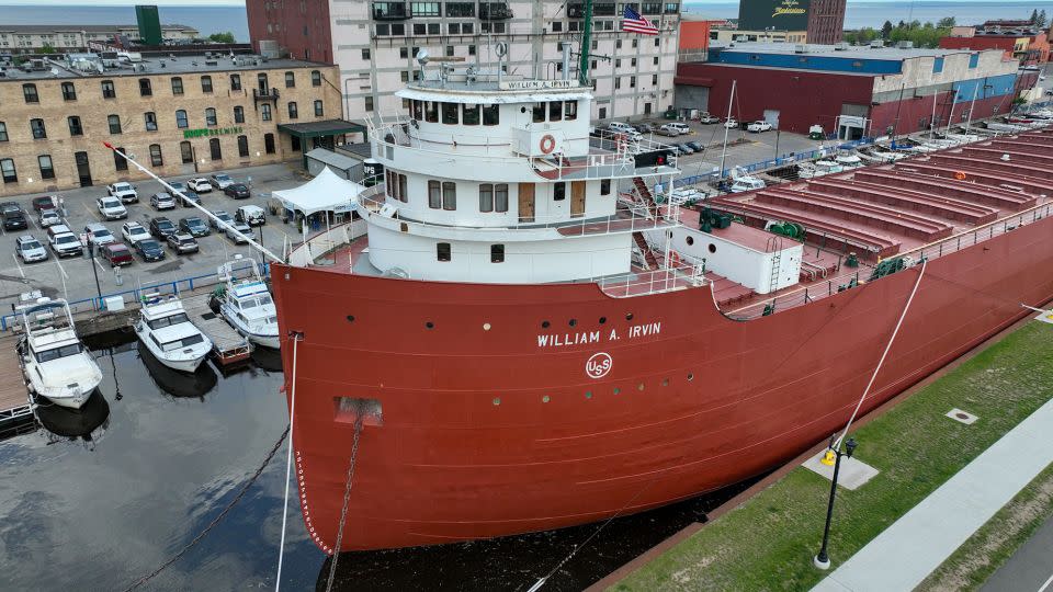 Former flagship of U.S. Steel’s Great Lakes Fleet, the William A. Irvin is open for tours. - Dennis O'Hara/Duluth Entertainment Convention Center