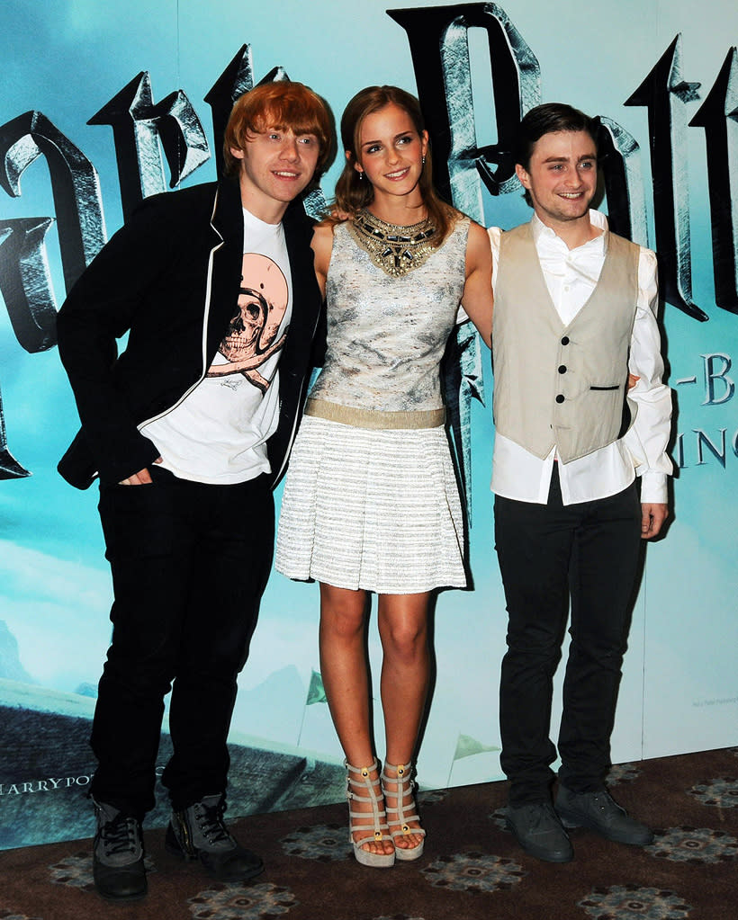 Harry Potter and the Half Blood Prince UK Photocall 2009 Rupert Grint Emma Watson Daniel Radcliffe