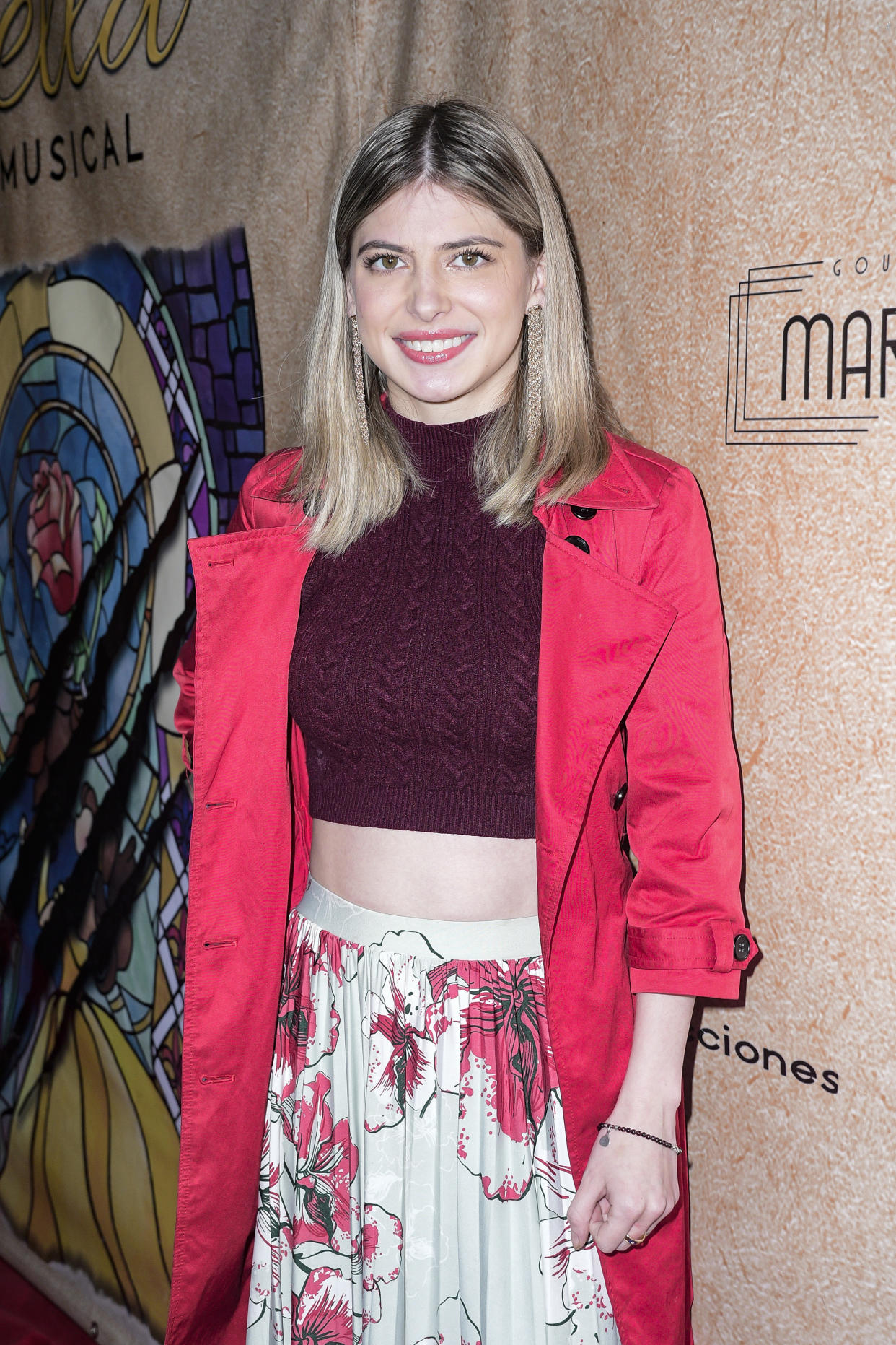 MEXICO CITY, MEXICO - AUGUST 28: Daniela Aedo poses for a photo during the red carpet for `La Bella El Musical´ at Marketeatro on August 28, 2022 in Mexico City, Mexico. (Photo by Jaime Nogales/Medios y Media/Getty Images)