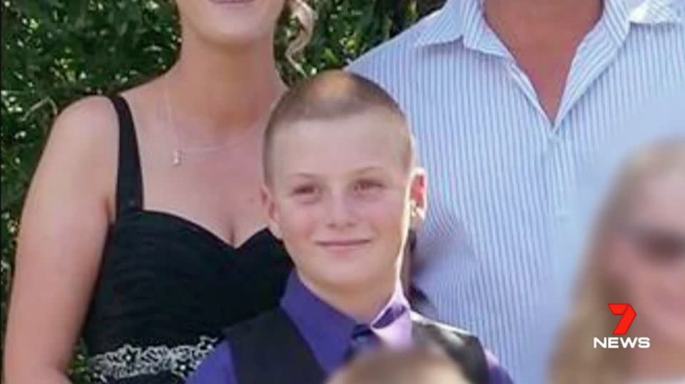 The NSW boy is in a stable condition in hospital, with his family by his side. Source: 7 News