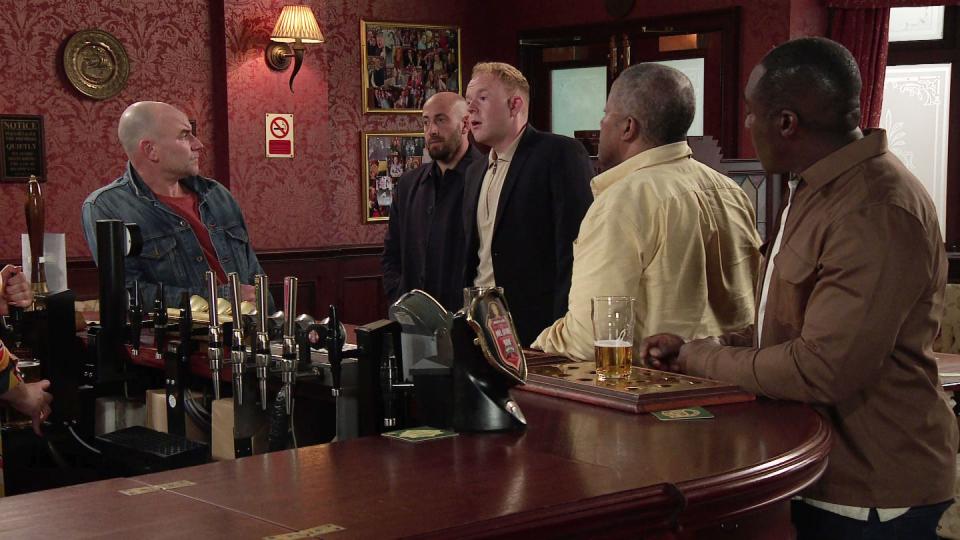 tim, craig tinker, ed ronnie bailey, coronation street