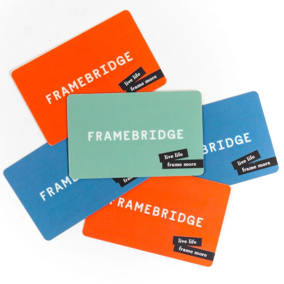 <p><a href="https://go.redirectingat.com?id=74968X1596630&url=https%3A%2F%2Fwww.framebridge.com%2Fgift_cards%2Fnew%23%2Fecard&sref=https%3A%2F%2Fwww.bestproducts.com%2Flifestyle%2Fg370%2Fthoughtful-last-minute-gift-ideas%2F" rel="nofollow noopener" target="_blank" data-ylk="slk:Shop Now;elm:context_link;itc:0;sec:content-canvas" class="link ">Shop Now</a></p><p>Framebridge Gift Card</p><p>framebridge.com</p>