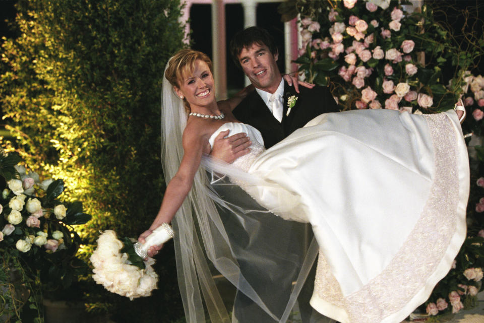 Ryan and Trista Sutter on their wedding day.