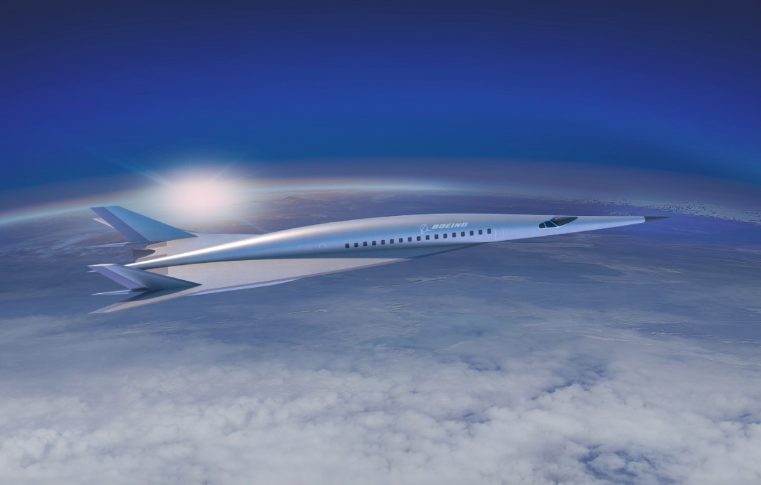 <em>Boeing’s first hypersonic plane could fly to New York in just two hours (Boeing)</em>