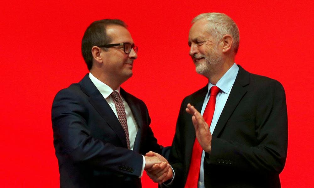 Labour's Owen Smith and Jeremy Corbyn
