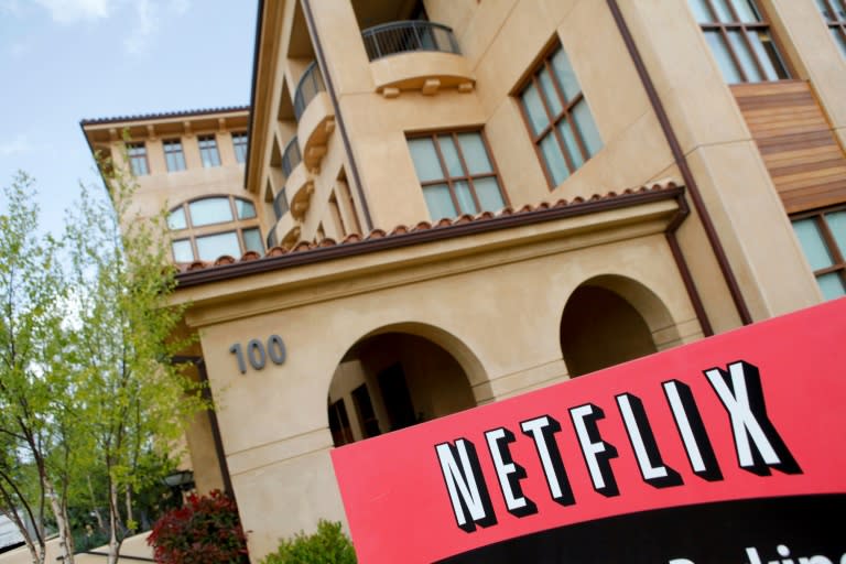 Netflix reported strong gains in profits and subscribers in what it called a "beautiful" fourth quarter