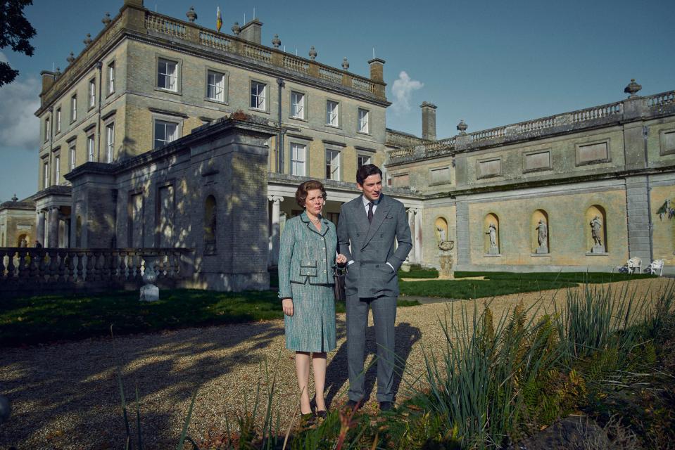 Somerley House is home to The Crown’s Highgrove estate (pictured) and BridgertonDes Willie/Netflix