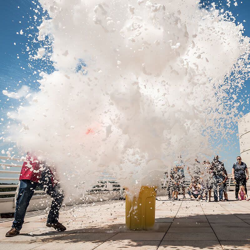 The Orlando Science Center said the celebration combines inspiration, innovation and STEM careers.