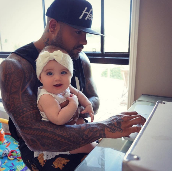 Fortafy and his daughter Egypt are taking over Facebook together. Photo: Fortafy