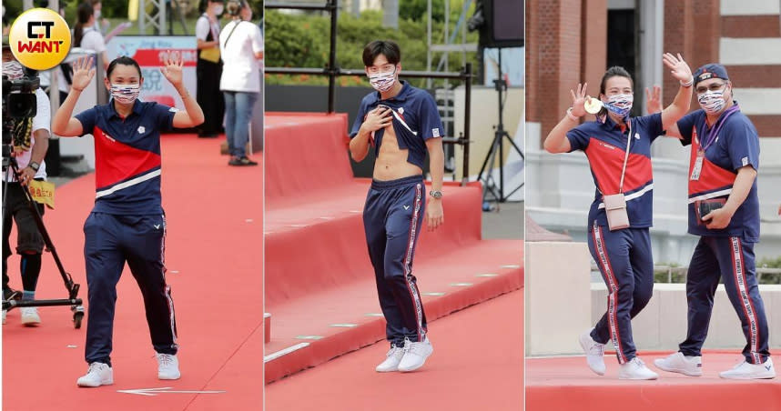 奧運選手出席「 Our Heroes！台灣英雄 凱旋派對」。（圖／黃耀徵攝影）