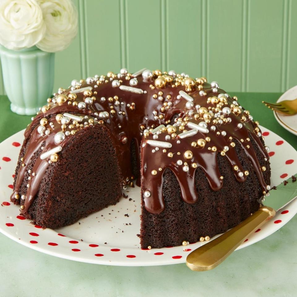 valentines day desserts chocolate bundt cake