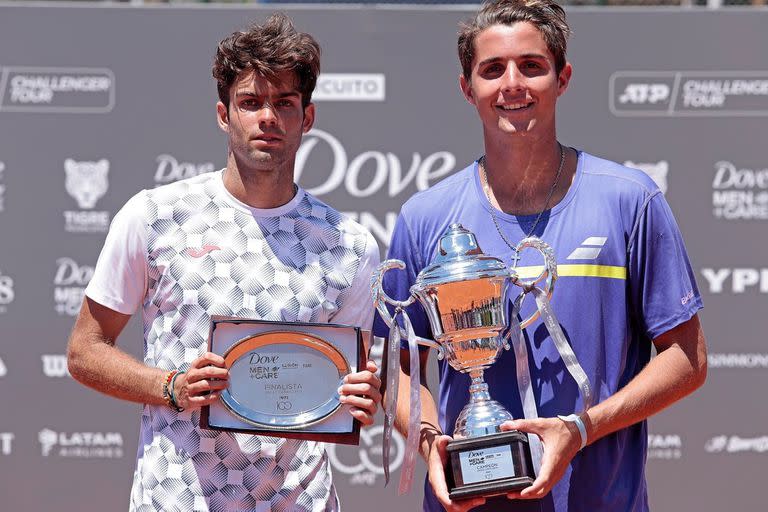 Santiago Rodríguez Taverna y Facundo Díaz Acosta, los finalistas del Challenger de Tigre