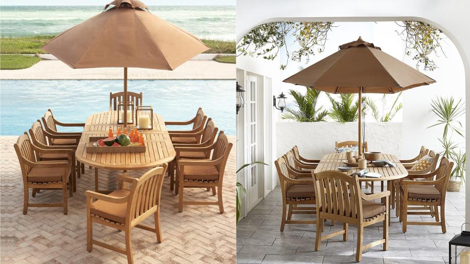 There are more patio offering on Macy's site than its brick and mortar stores.