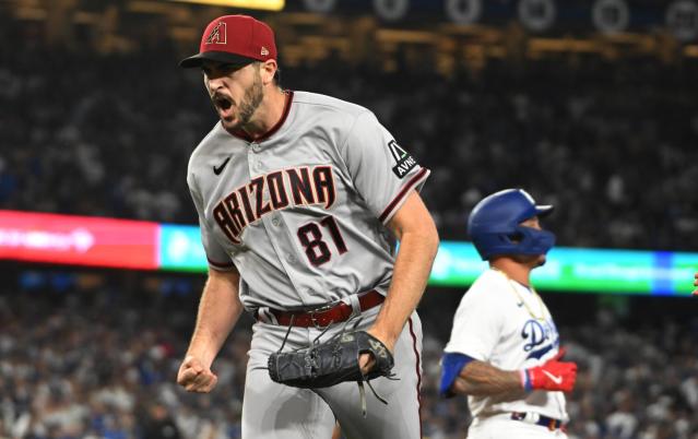 J.D. Martinez exits first game as a Diamondback after being hit on