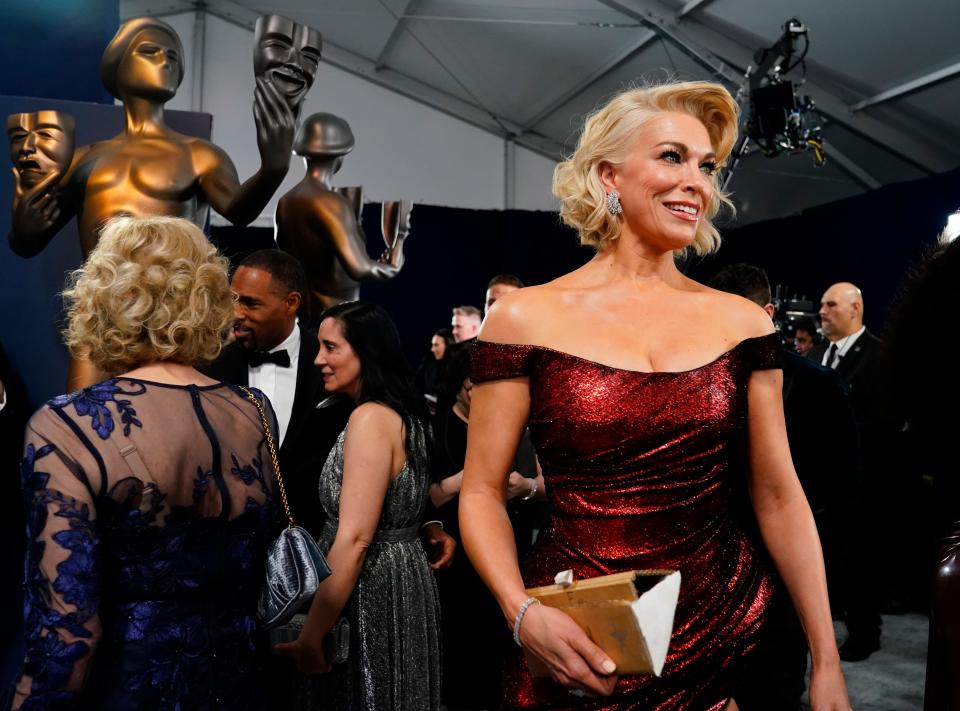 Hannah Waddingham at the Screen Actors Guild Awards on Saturday, Feb. 24, 2024 at The Shrine Auditorium and Expo Hall in Los Angeles.