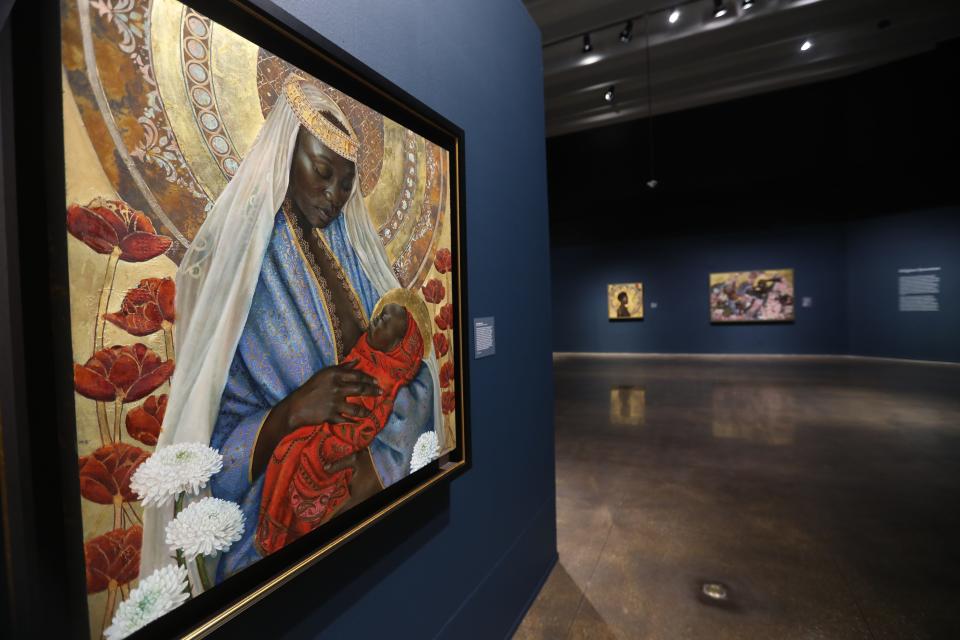 Afro-Cuban artist Harmonia Rosales’ work is on exhibit at the Memphis Brooks Museum of Art through June 25.